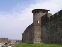 Carcassonne - 24 - Tour de la Marquiere (tour romaine) (du cote de la Porte de Rodez) (2).jpg