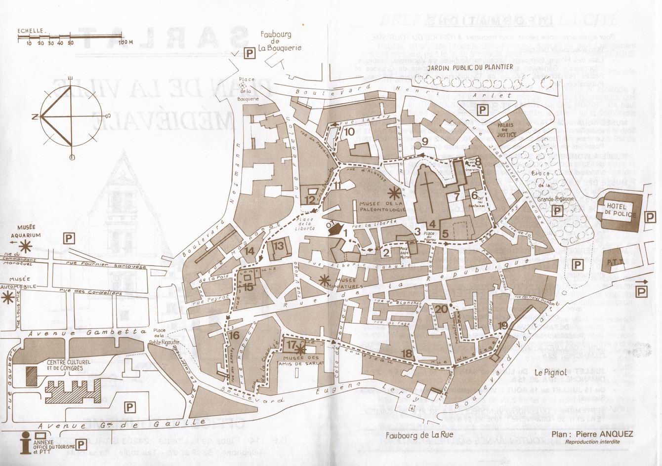 Plan de Sarlat