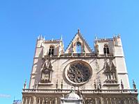 Lyon, Cathedrale St-Jean, Facade occidentale