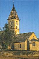 France,_Cote-d'or,_Fixin,_Clocher_roman